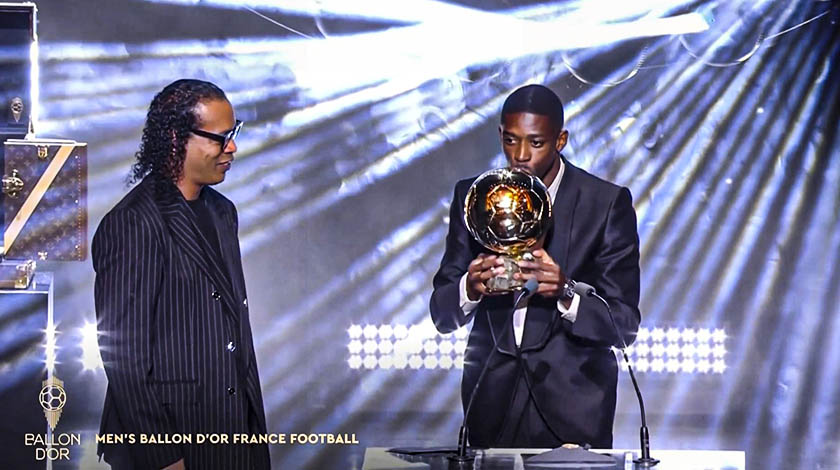Ousmane Dembélé es el ganador del Balón de Oro 2025 